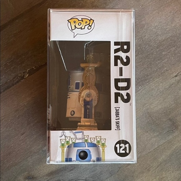 Funko Pop Star Wars Smugglers Bounty Exc R2 D2 Jabbas Bar Skiff NIB! w protector - Picture 4 of 8